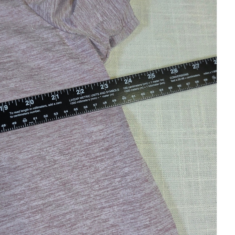 All in Motion Mens Soft Stretch Tee XL Purple Heathered Activewear Shirt 041-02- - Picture 4 of 7